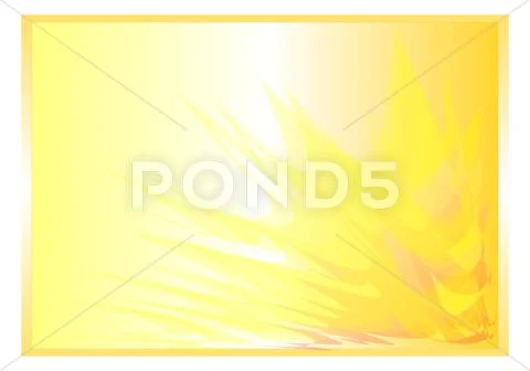 Yellow background abstract rays Stock Illustration