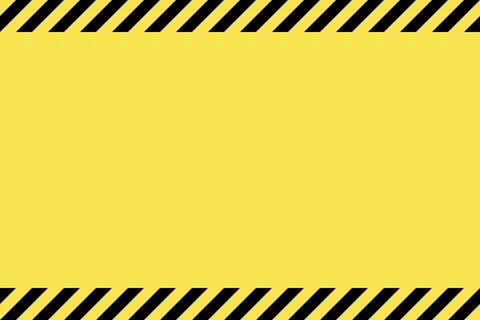 A yellow background with black diagonal stripes. Stock Illustration