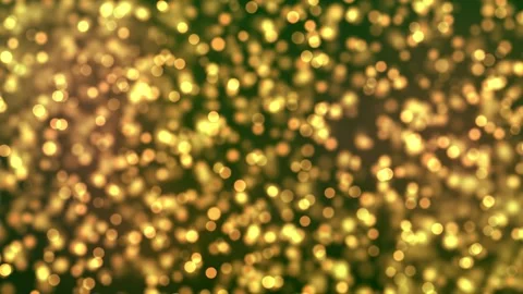 Yellow background with bokeh and particles, beautiful bokeh Stock Footage 243445678