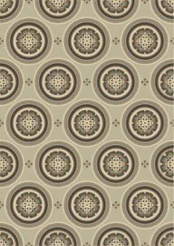 Yellow background with a delicate ornament Stock Illustration