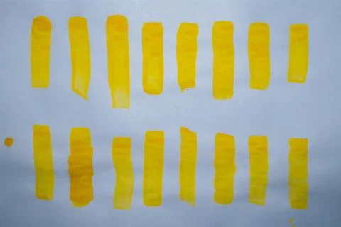 The yellow background is drawn by a hand. Stock Photos