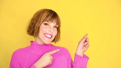 Yellow Background Emotion 37 Stock Footage 154593663