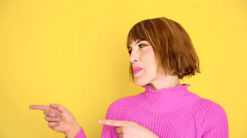 Yellow Background Emotion 39 Stock Footage 154597795