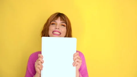 Yellow Background Emotion 65 Stock Footage 154615776