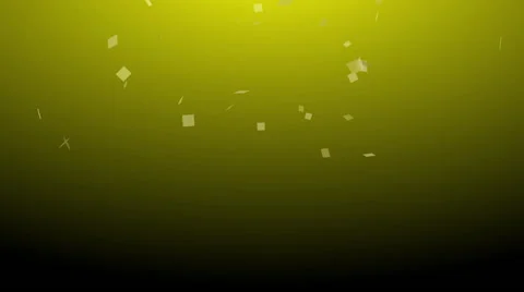 Yellow background with flying particles Stock Footage 60411681