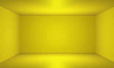 Yellow background with gradient used for show product studio room Stock Illustration