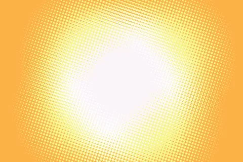 Yellow background light retro comic Stock Illustration