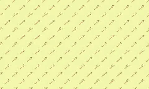 Yellow background with repeated question mark symbols pattern Stock Illustration