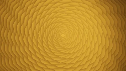 Yellow background of rotating hexagons Stock Footage 210868342