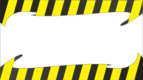 Yellow background security, construction background Stock Illustration