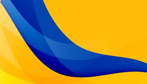 Yellow Background Simple Blue Solid Color Wallpaper for Free Download Foto stock