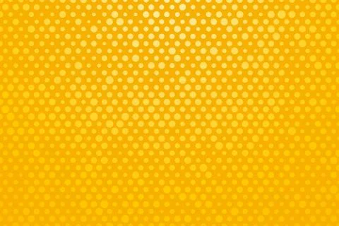 Yellow background with small polka dots Stock Illustration