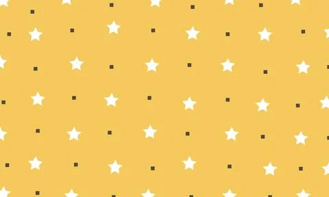 Yellow background with star Stock Illustration