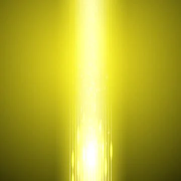 Yellow background with stream of binary code 스톡 일러스트