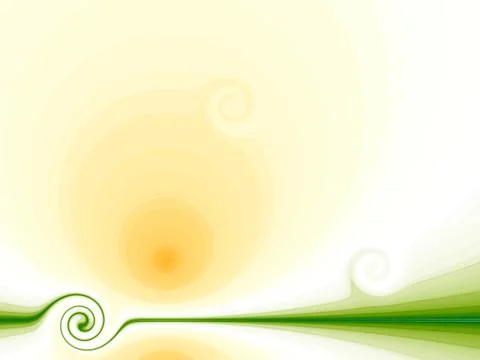 Yellow background with stylized sun Illustrazione stock