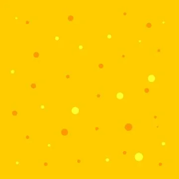 Yellow background. Texture with bubbles. Vector illustration. Illustrazione stock