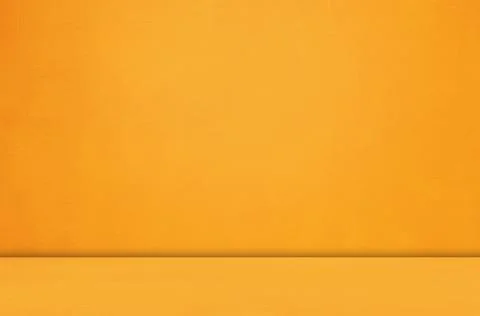 Yellow Background Wall Studio 3d Room Solid Kitchen Podium Bg Floor 스톡 사진