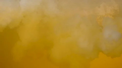 Yellow background in water Stock Footage 198238574