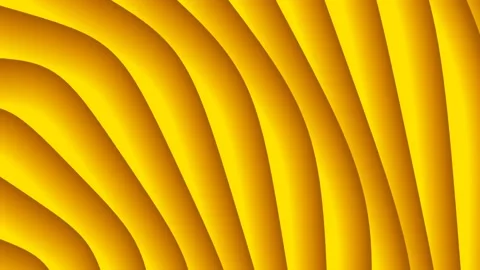 Yellow background with wave line Stock Footage 168281455