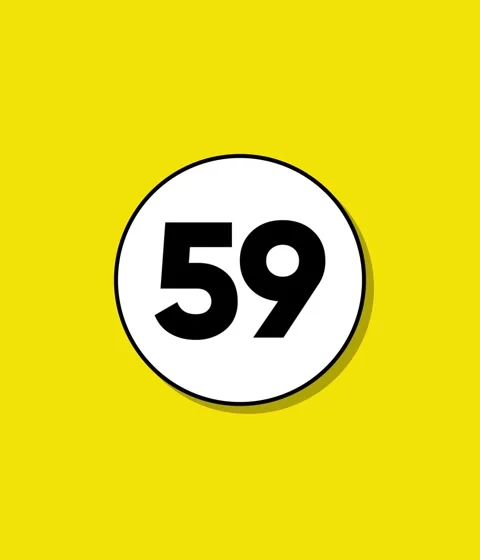 Yellow background with white circle showing countdown timer ticking from 0 .. Stock Footage 332396518
