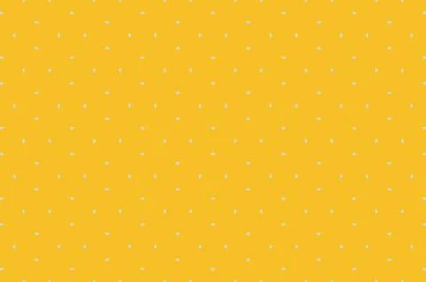 A yellow background with white dots Illustrazione stock