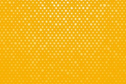 Yellow background with white spots Stock Illustration
