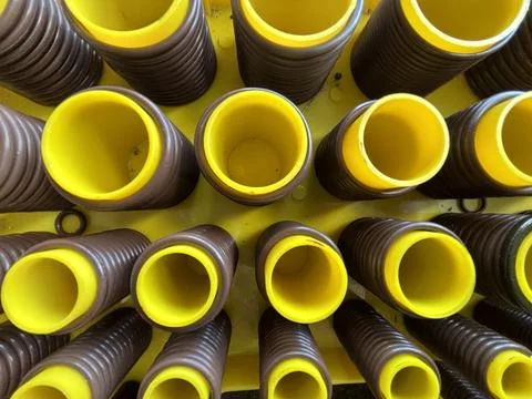 Yellow background.o-ring kit Stock Photos