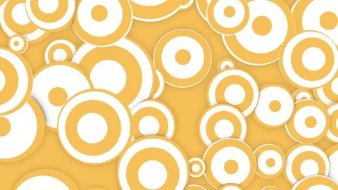 Yellow backgrounds RANDOM SPHERES 動画素材 102392972