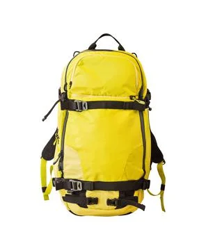 Yellow backpack 스톡 사진