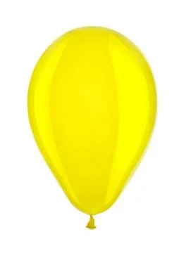 Yellow balloon Stock Photos