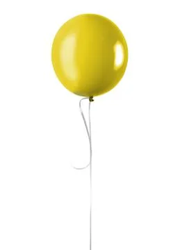 Yellow balloon Foto stock