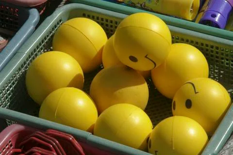 Yellow Balls Stock Photos