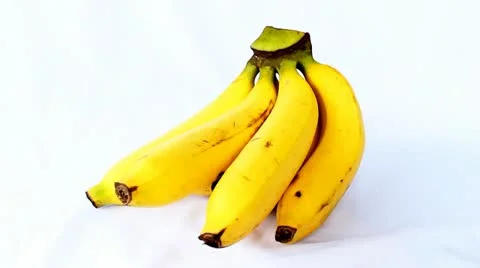 Yellow banana Video stock 20467142