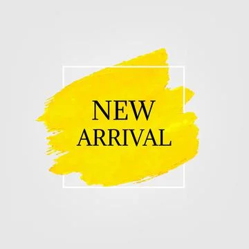 Yellow Banner With Paint Stock Illustration