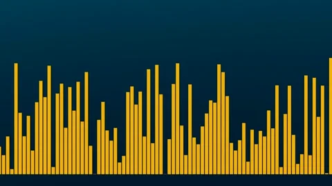 Yellow bar graph. Stock Footage 277818579