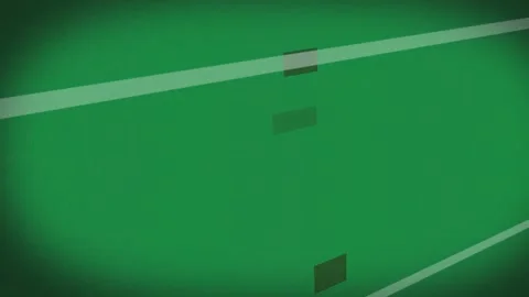Yellow bar sliding left, causing rails shifting, green marks moving for 库存影片 329572627
