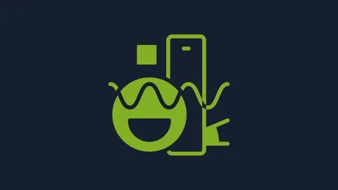 Yellow Basic geometric shapes icon isolated on blue background. 4K Video motion Stock Footage 232264894