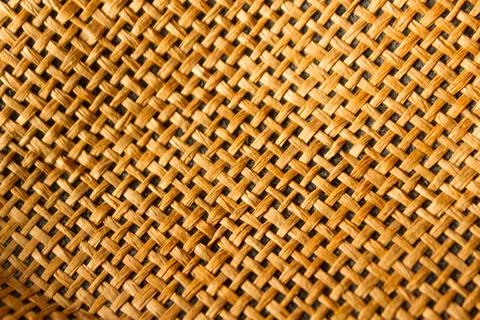 Yellow basket texture Stock Photos