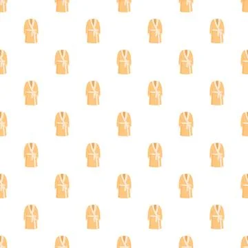 Yellow bathrobe repeating pattern creating a seamless background 스톡 일러스트