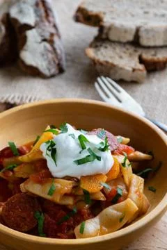 Yellow bean stew Stock Photos