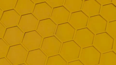 The Yellow Beehive  for Abstract Background concept 3d Rendering. Illustrazione stock
