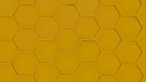 The Yellow Beehive  for Abstract Background concept 3d Rendering. Illustrazione stock