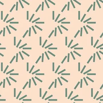 Yellow beige abstract seamless pattern, symmetrical colored design Stock Illustration