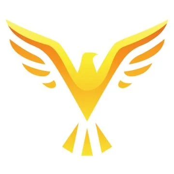 Yellow Bird Icon Stock Illustration