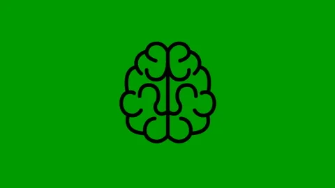 Yellow black brain green Stock Footage 212337080