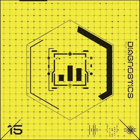 Yellow &amp; Black Icon Panel 06 Video stock 294039918