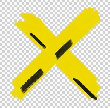 Yellow black pattern element doodle sketch oil painting brush texture backg.. Stock Illustration
