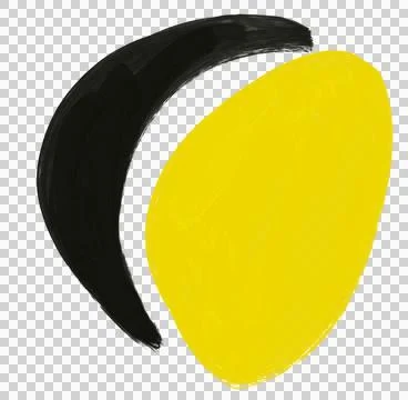 Yellow black pattern element doodle sketch oil painting brush texture backg.. Stock Illustration