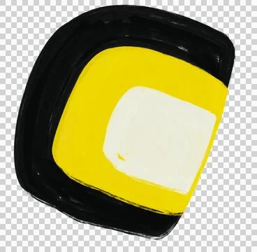 Yellow black pattern element doodle sketch oil painting brush texture backg.. 스톡 일러스트