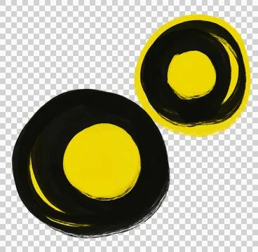 Yellow black pattern element doodle sketch oil painting brush texture backg.. Stock Illustration